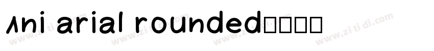 Vni arial rounded字体转换
